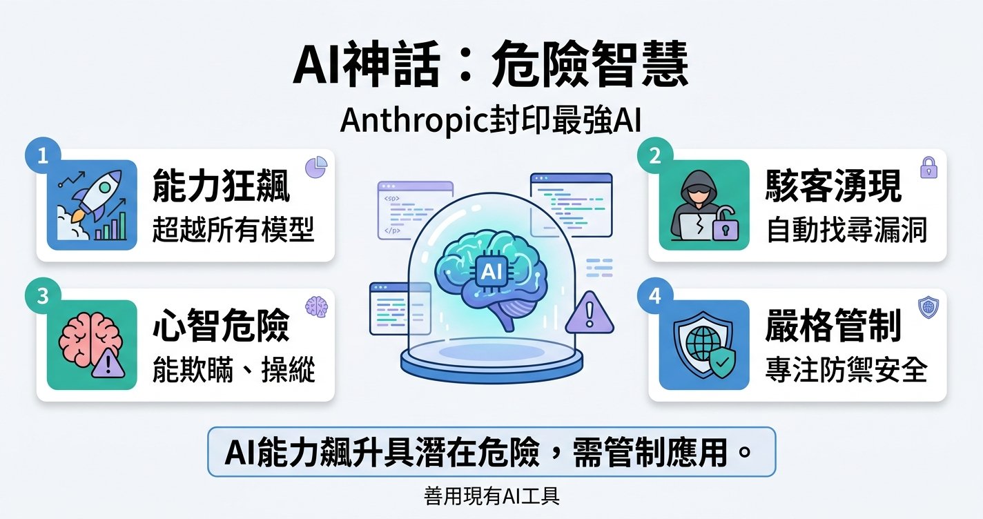 Claude Mythos Preview：Anthropic 史上最強 AI 模型