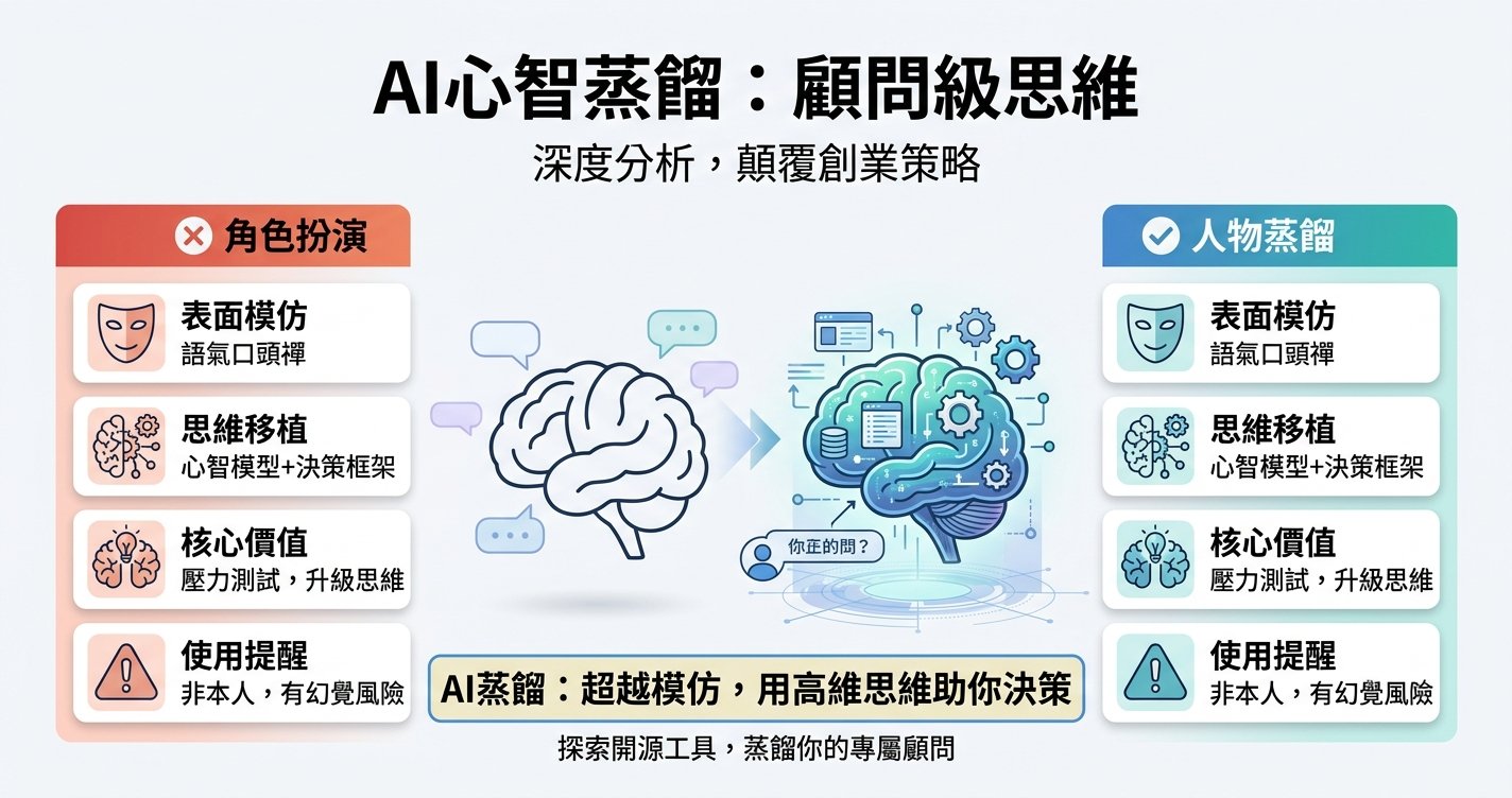 人物蒸餾：用 AI 把大人物的思維變成私人顧問